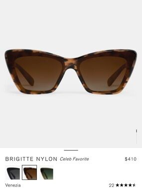 KREWE BRIGITTE SUNGLASSES- Tortoiseshell